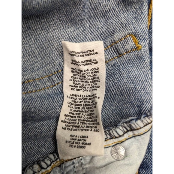 NWT Size 28 Avec Les Filles Distressed Jean Shorts - Picture 7 of 7